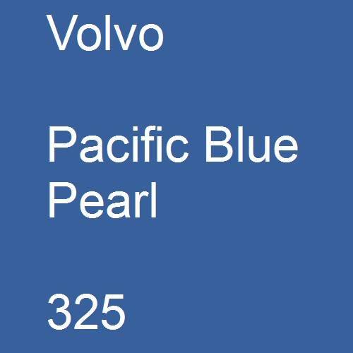 Volvo, Pacific Blue Pearl, 325.